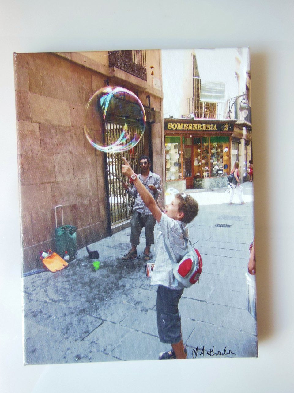Barcelona Bubbles. Giclee