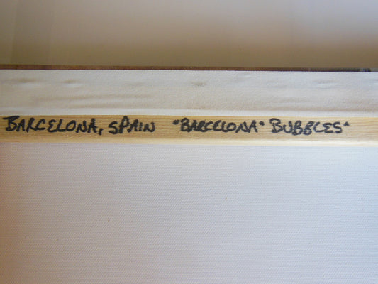 Barcelona Bubbles.  Giclee