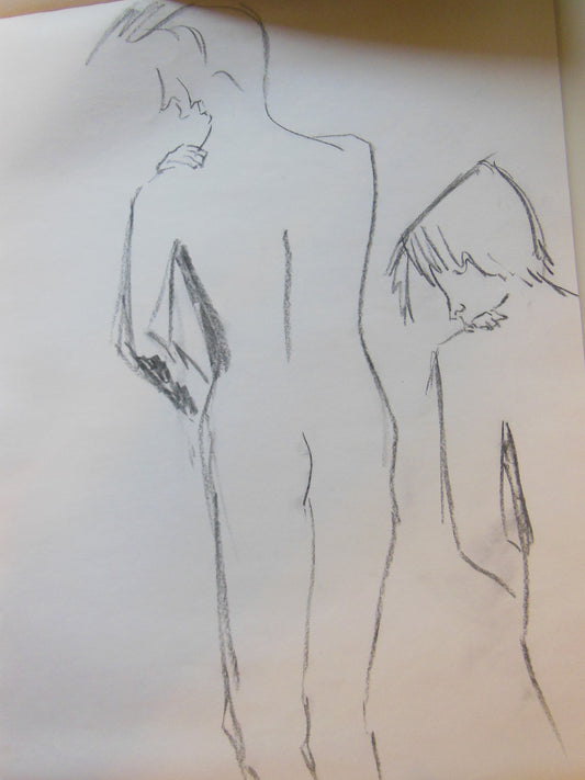 Unfinished Study. Pencil on paper # 7