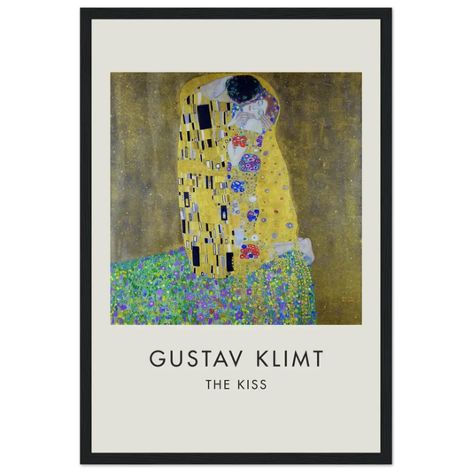 Gustav Klimt The Kiss, 1908 Artwork Poster