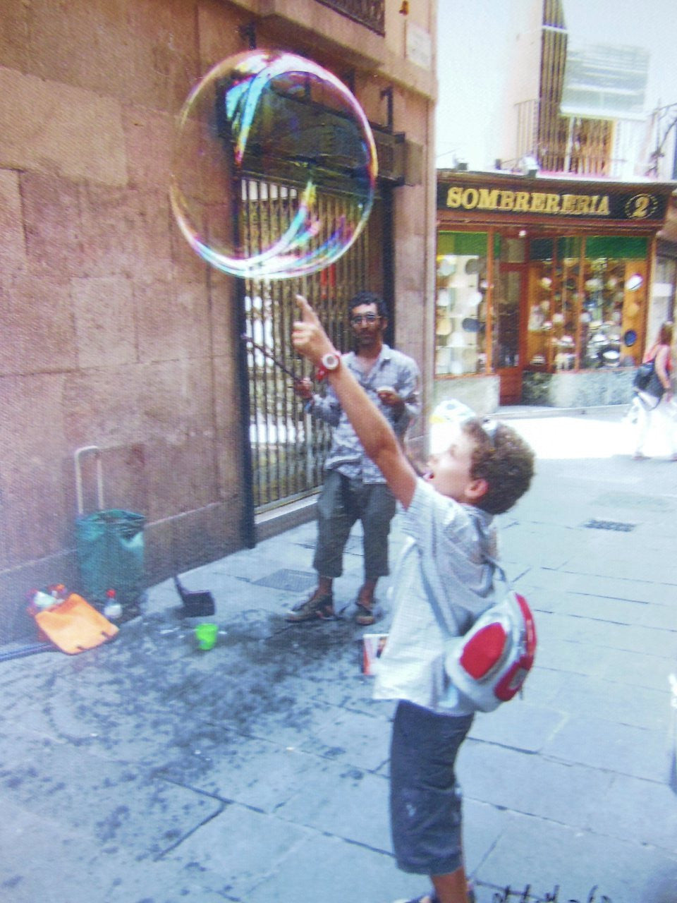 Barcelona Bubbles.  Giclee